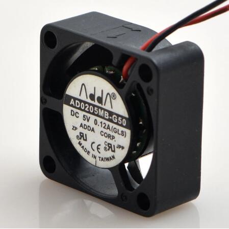 Original ADDA AD0205MB-G50 Cooling Fan 5V 0.12A 0.6W 2wires AD0205MB-G50 Fans